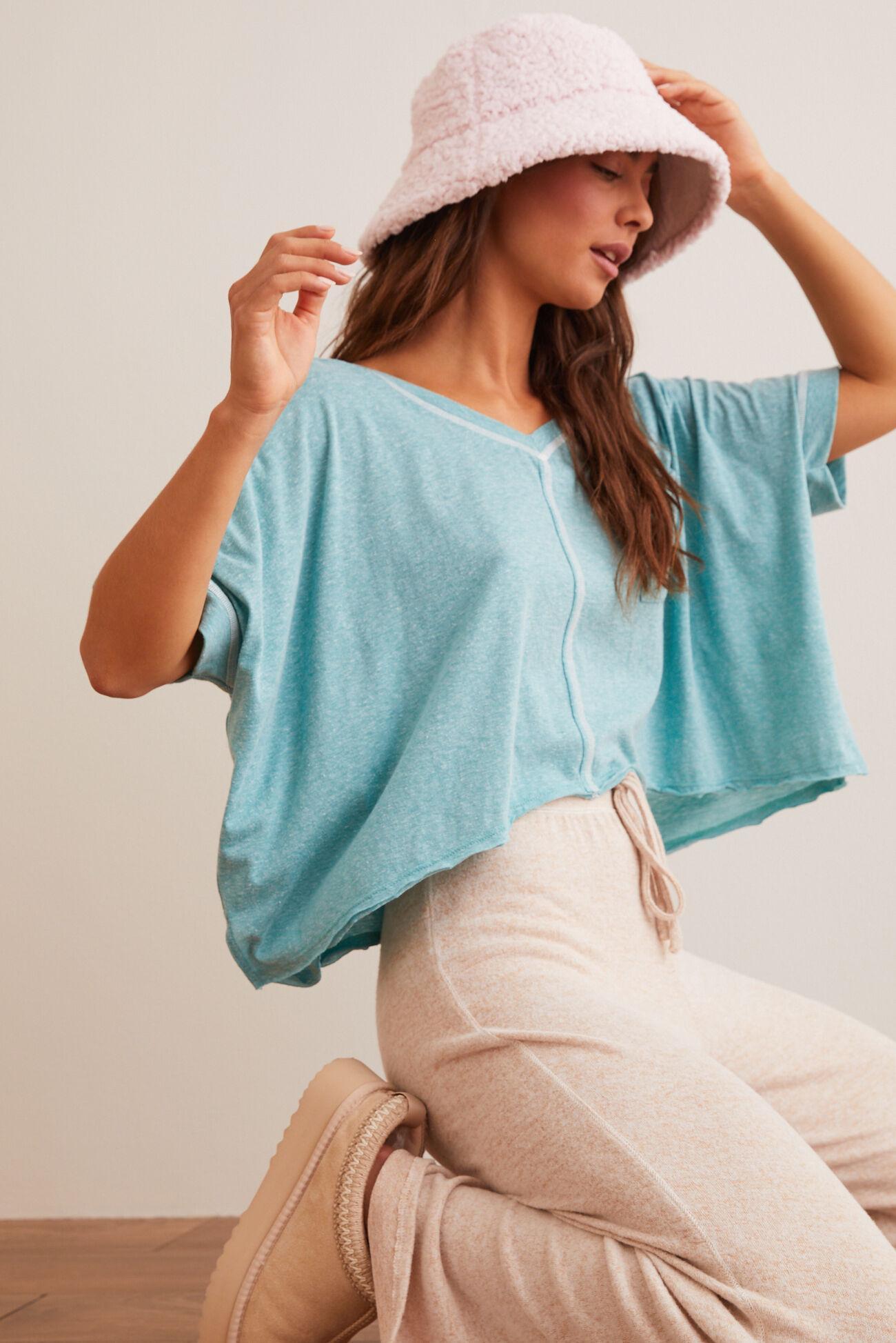 Wanderer Slouch V-Neck Tee Product Image