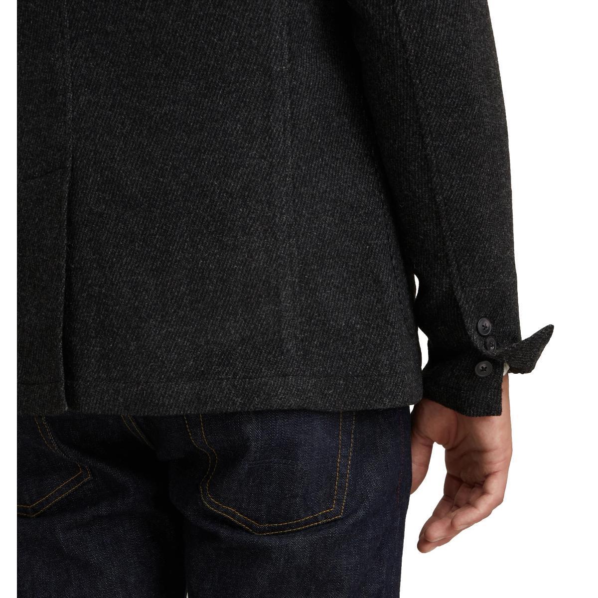 Hutton Wool Twill Sport Coat Charcoal Product Image