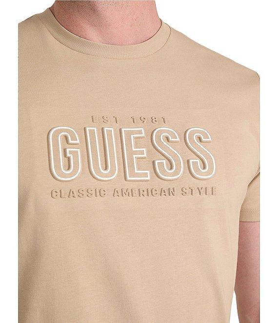 Guess Embossed Logo Short Sleeve T-Shirt Product Image