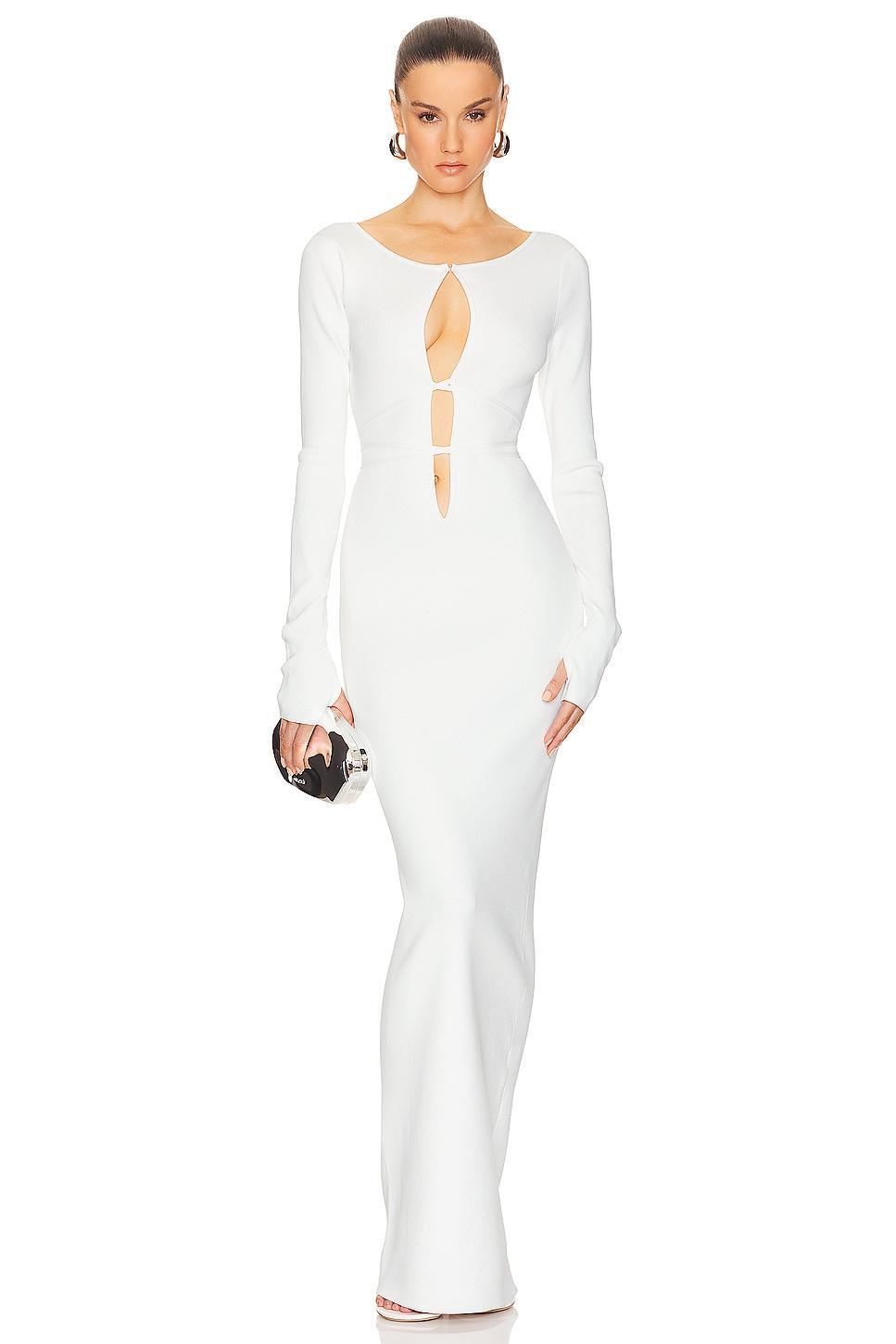 Niall Deep V Neck Dress Helsa Product Image