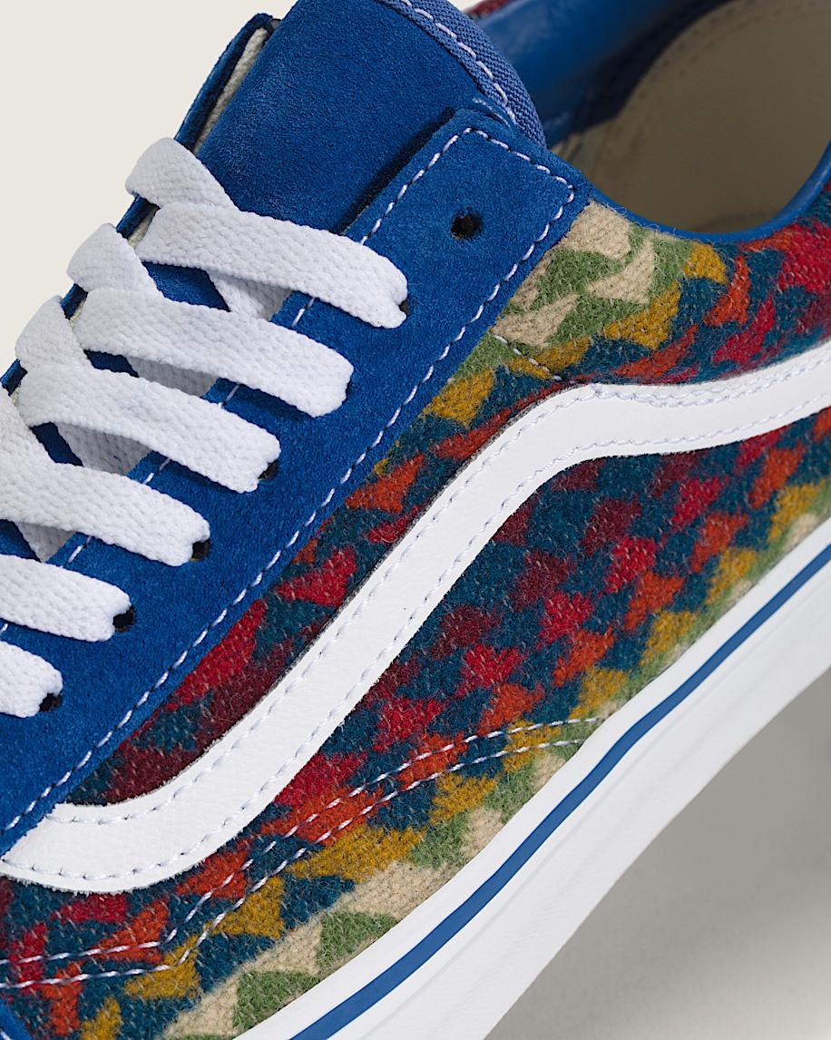 Van Doren Approved X All Nations Old Skool Shoe in Blue| Vans US Product Image