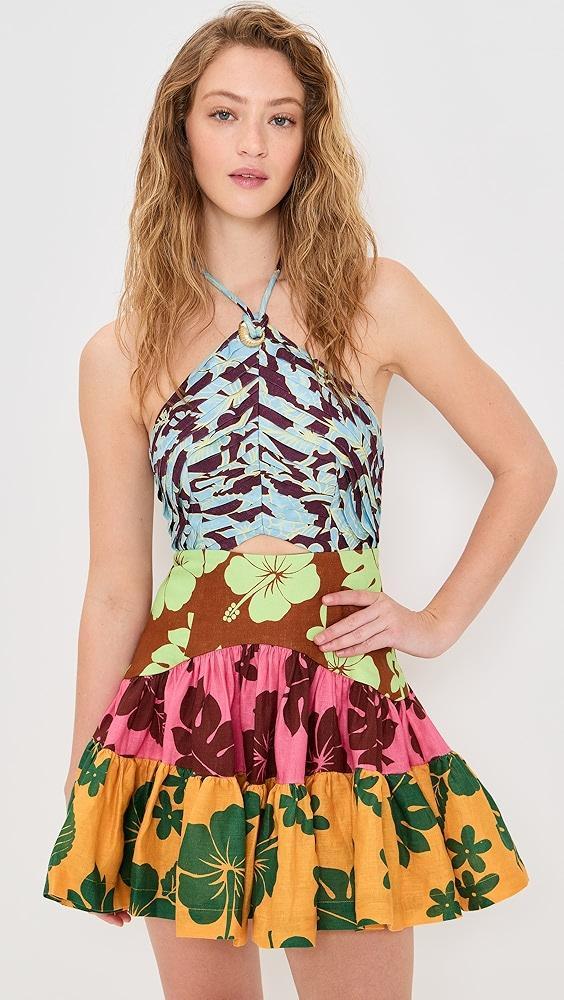 ALÉMAIS Poppy Spliced Mini Dress | Shopbop Product Image