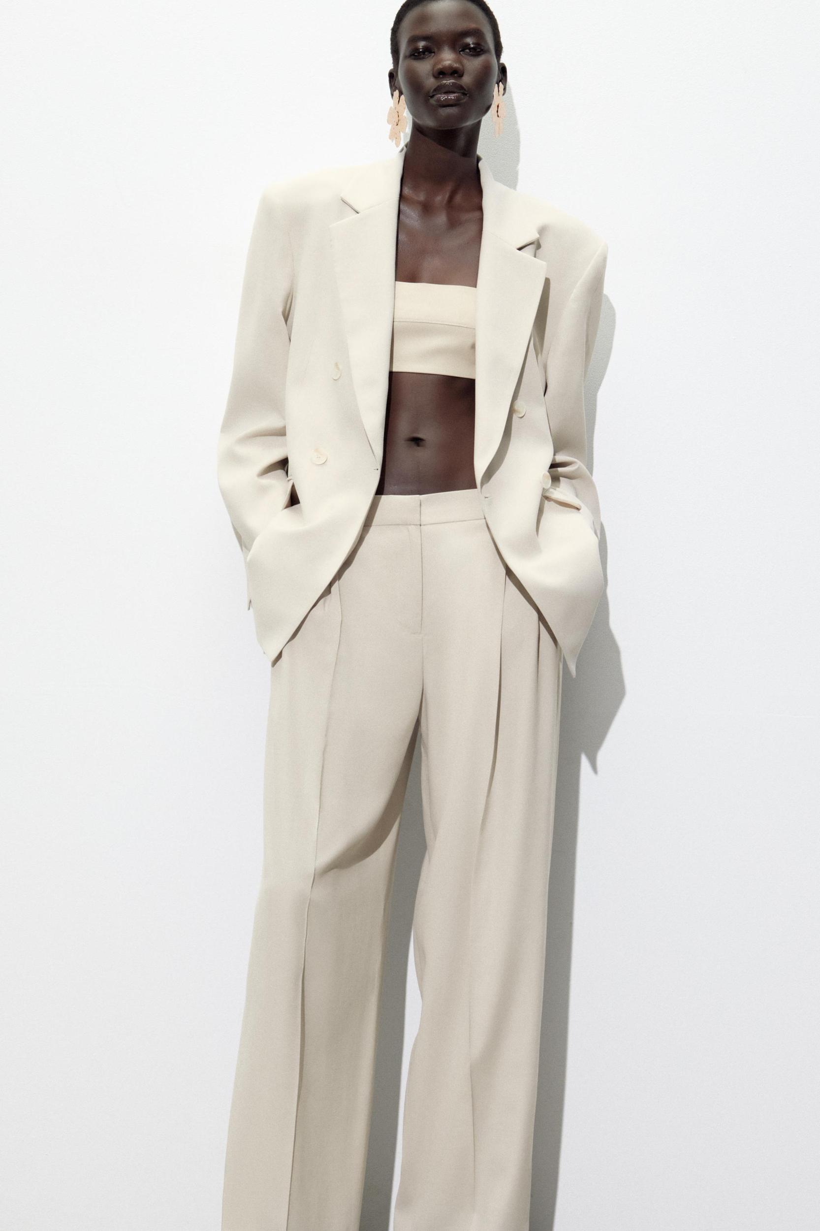 OVERSIZED BLAZER WITH SHOULDER PADS Product Image