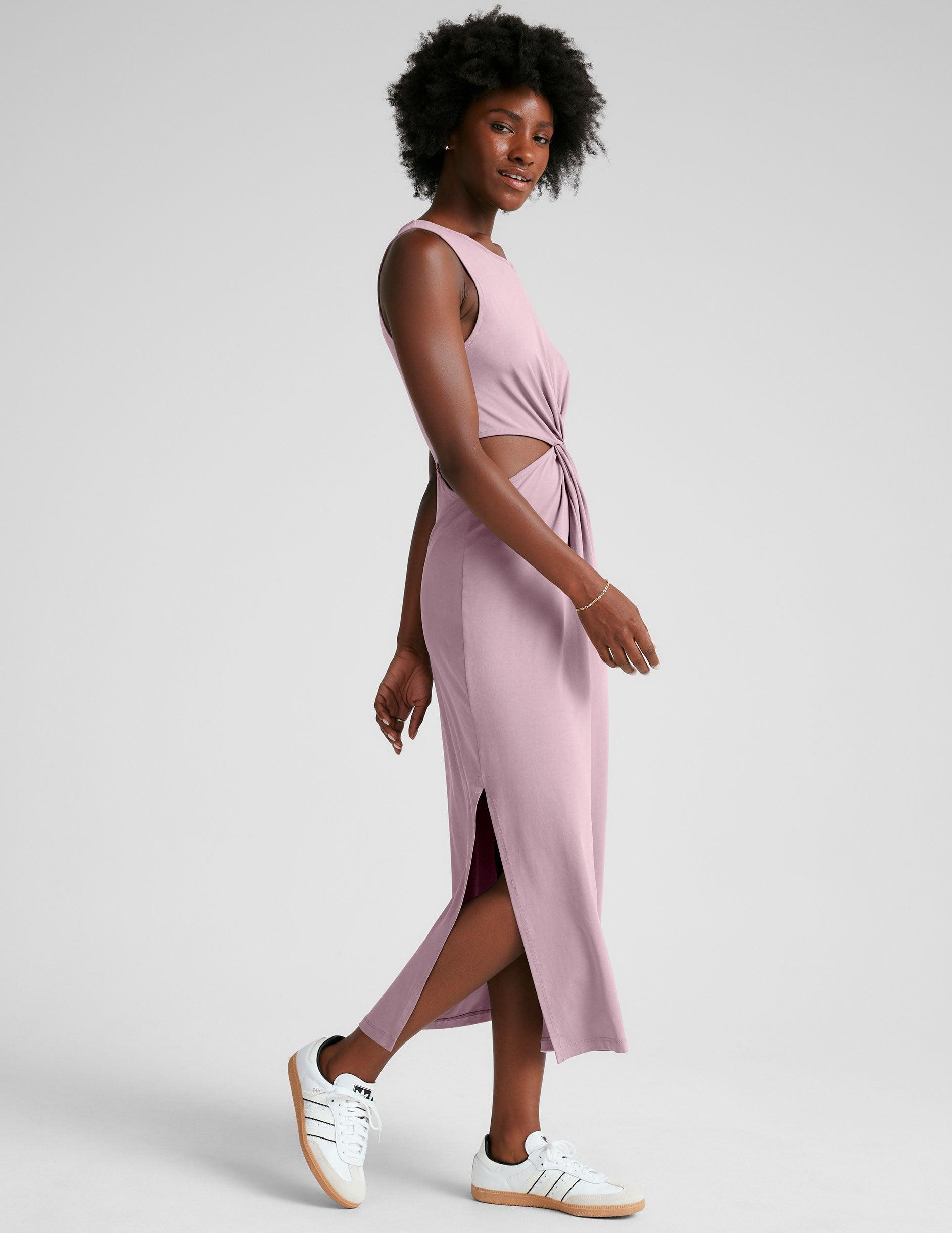 Around The World Front Twist Dress Product Image