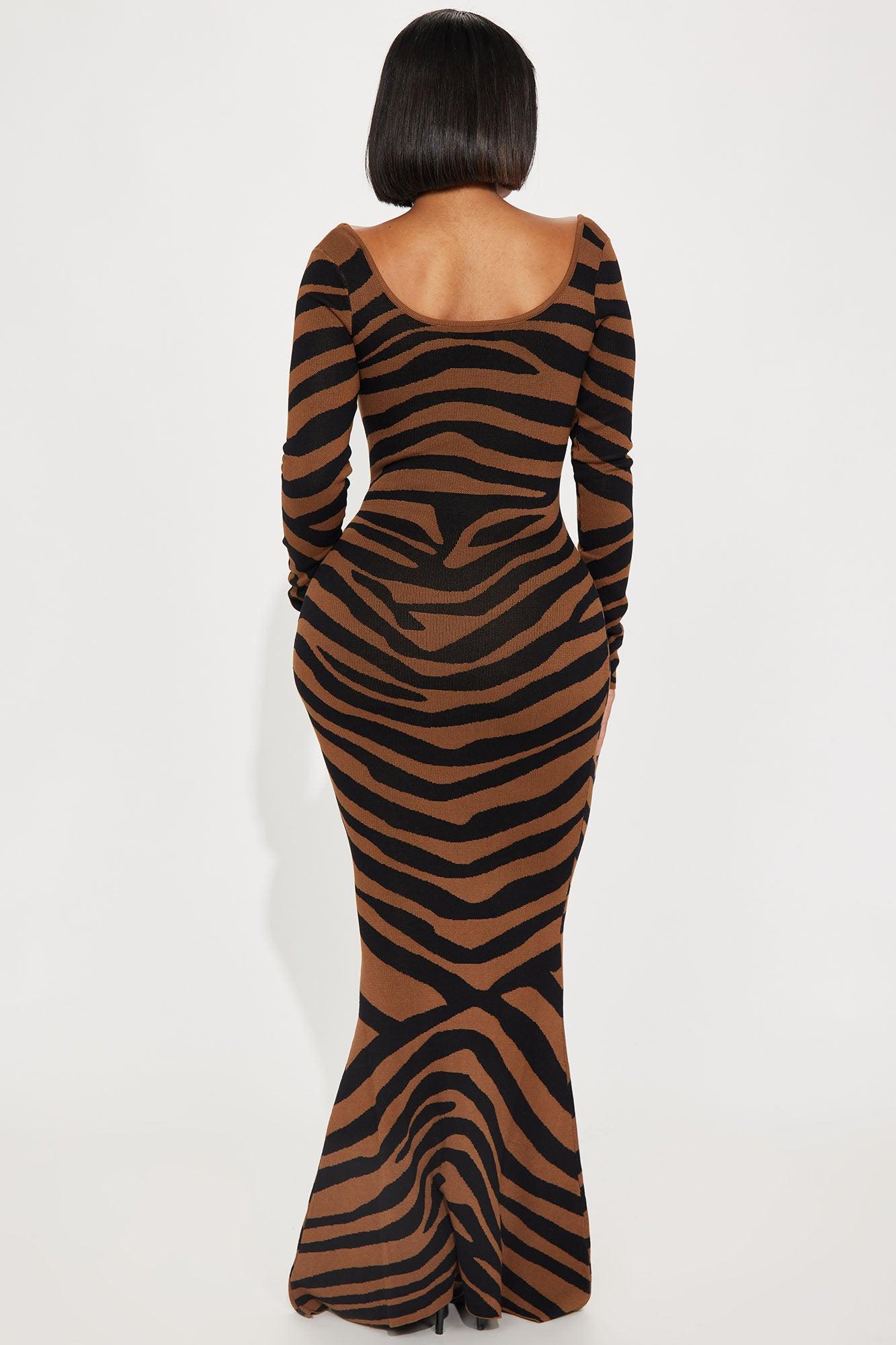 Sutton Sweater Maxi Dress - Black/combo Female Product Image
