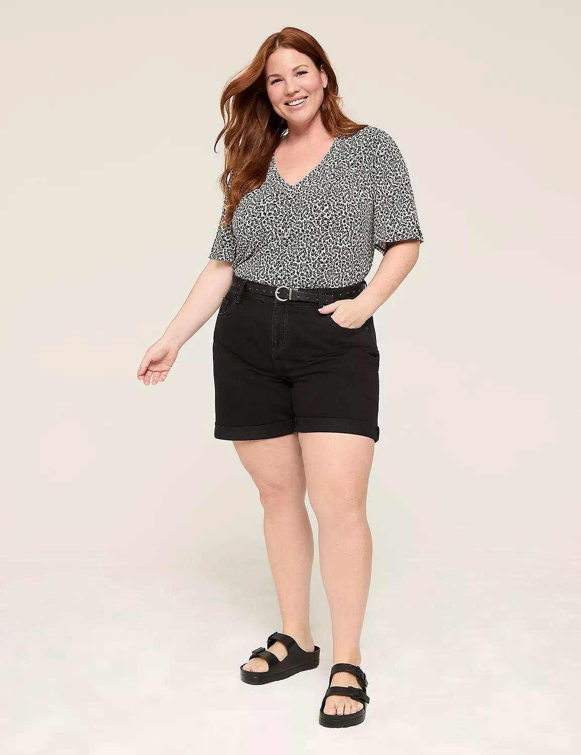 Boyfriend Fit Jean Short - 5.5" Inseam Product Image