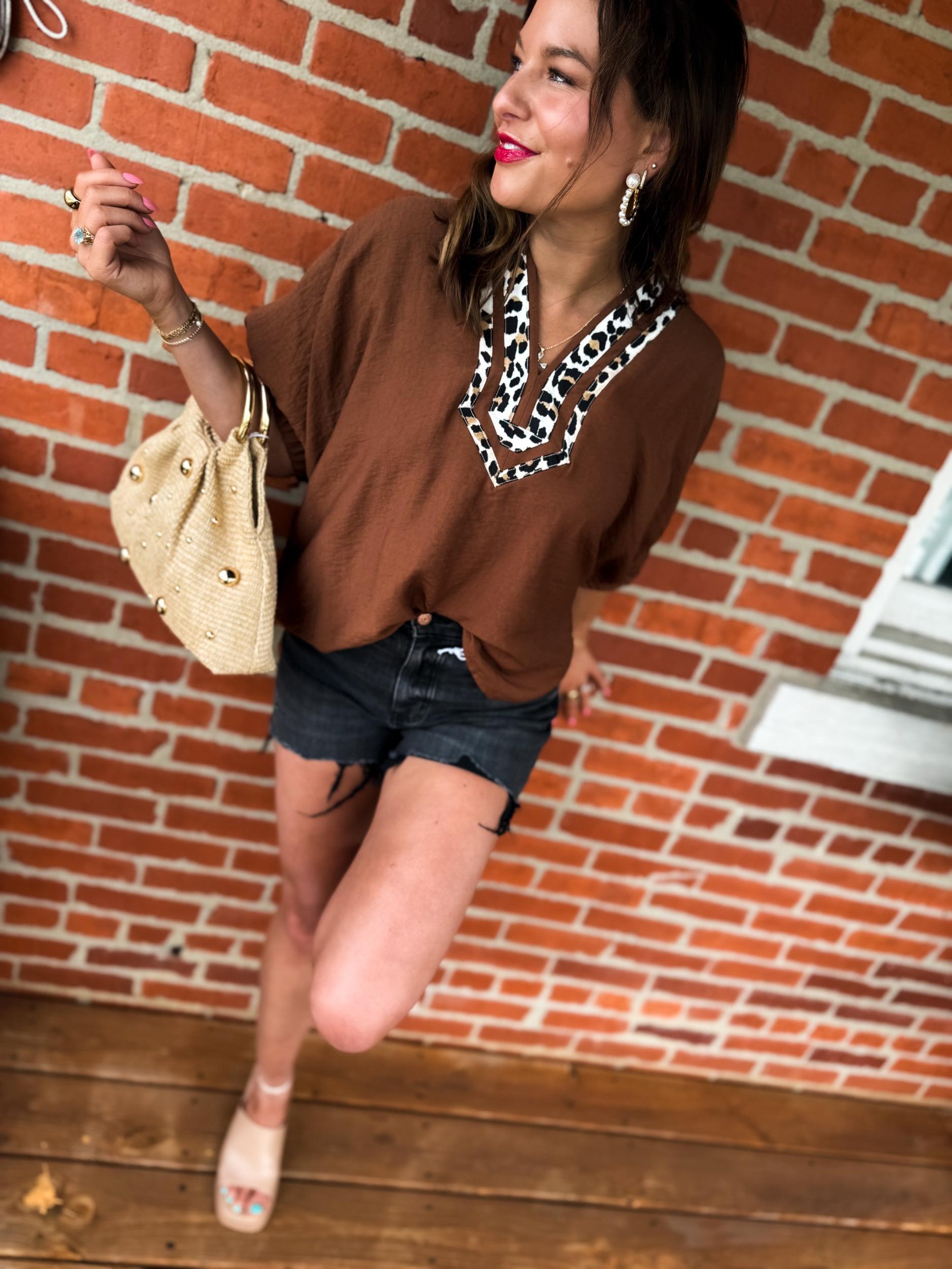 Mocha Muse Blouse Product Image