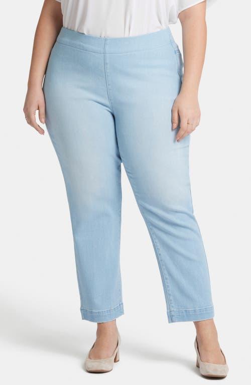 NYDJ Plus Bailey Relaxed Straight Ankle Pull-On Jeans Overdye (Overdye ) Women's Jeans Product Image