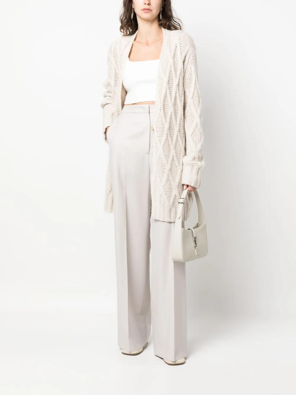 FABIANA FILIPPI Straight-leg Tailored Trousers In Neutrals Product Image