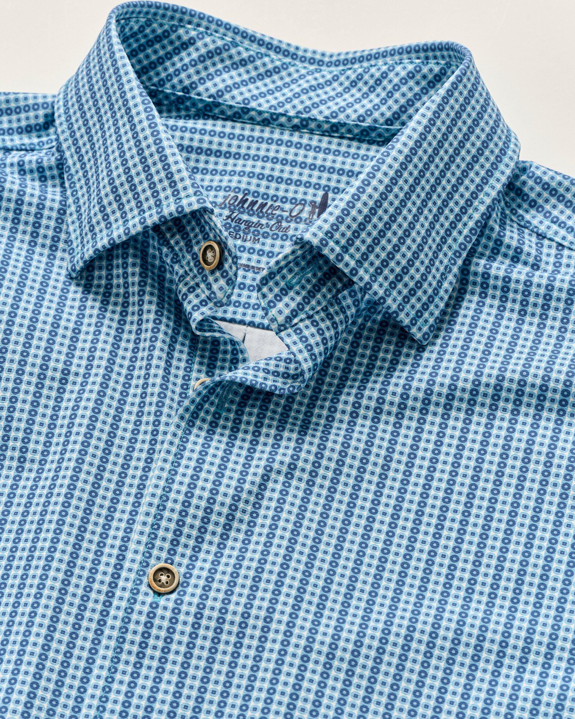 Short Sleeve Hangin' Out Knit Button Up Shirt - Josiah Male Product Image