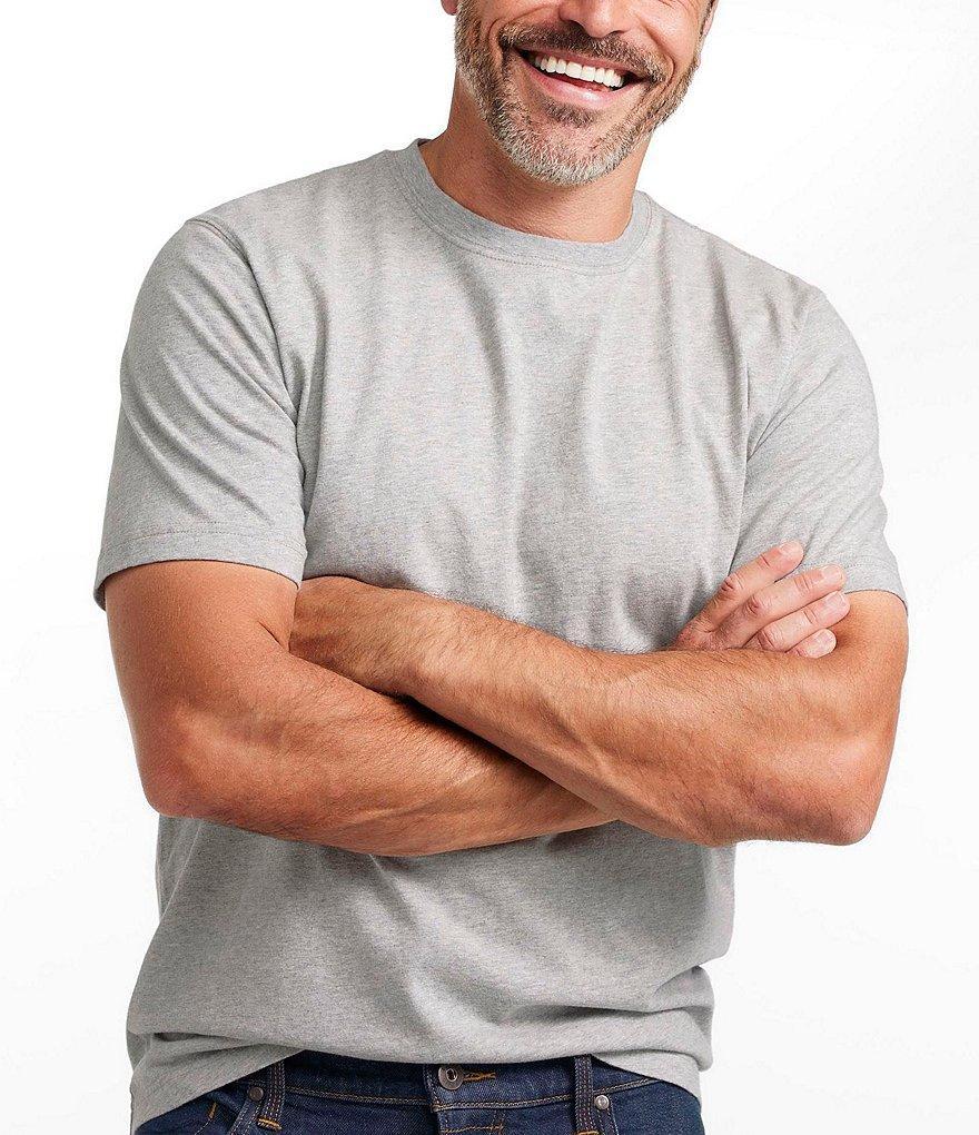 L.L.Bean Carefree Unshrinkable Traditional Fit Short Sleeve T-Shirt Product Image