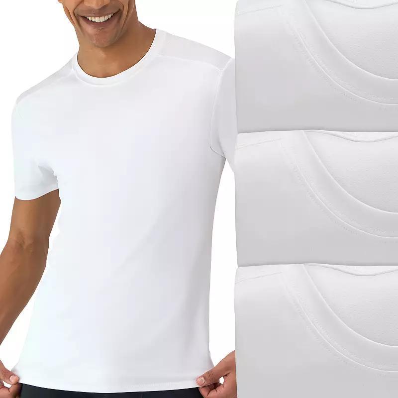 Hanes Ultimate 3-Pack Men's Breathable Mesh Crewneck Undershirt, Size: Medium, White Product Image