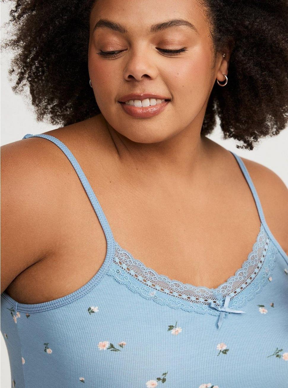 Lace Trim V-Neck Cami Product Image