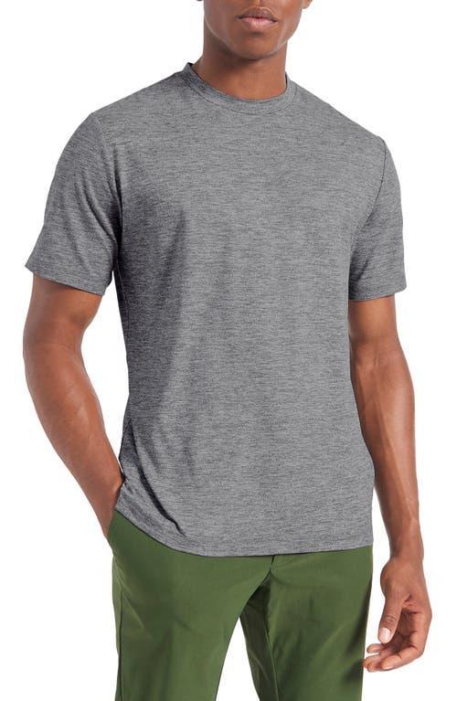 Ben Sherman Mens Marled Moisture-Wicking Short-Sleeve Performance T-Shirt Product Image