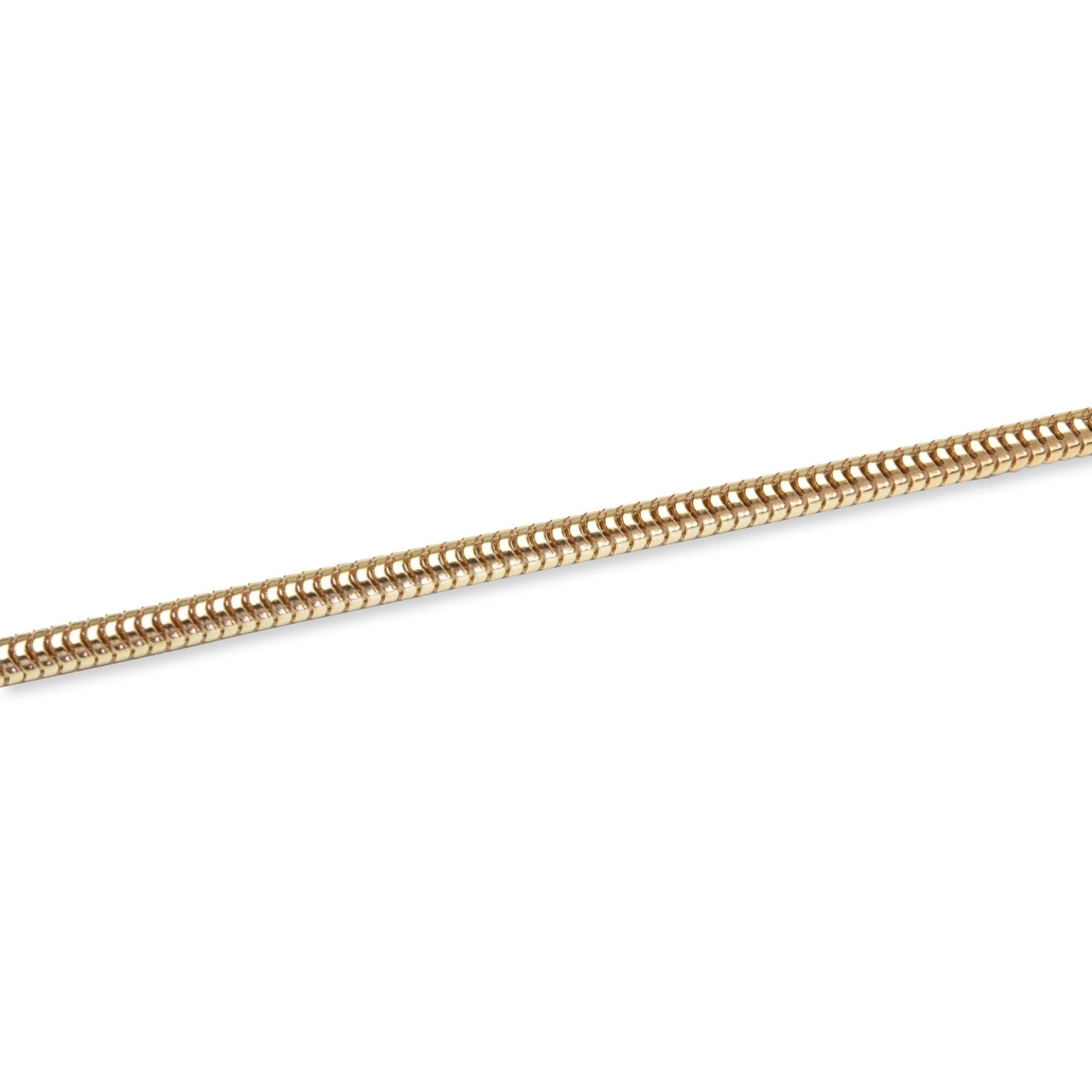Snake Chain Gold - S925 Sterling Silver with 18K Gold Plating Male Product Image