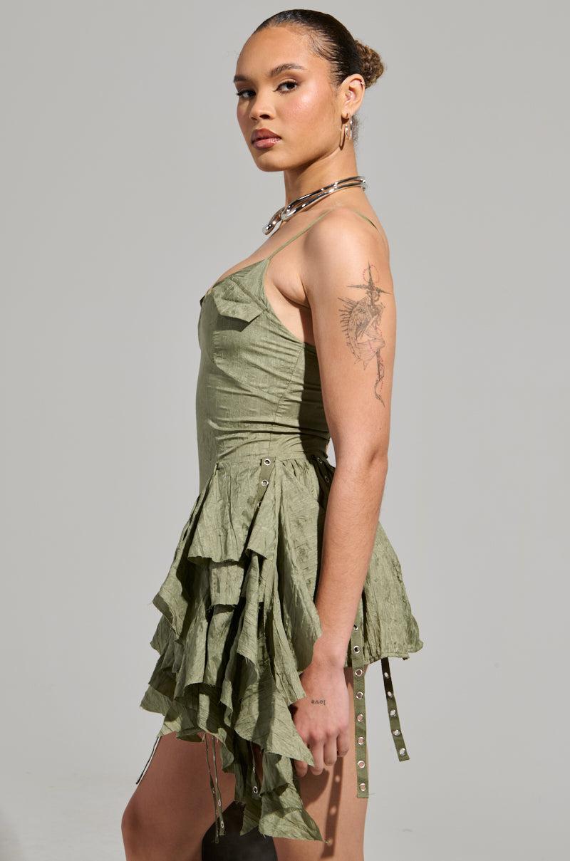CANT COMPARE CHIFFON MINI DRESS Product Image