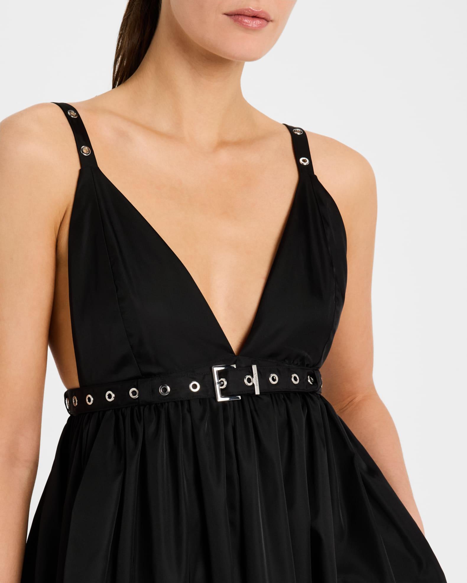 Sleeveless Plunge Empire Midi Dress Product Image