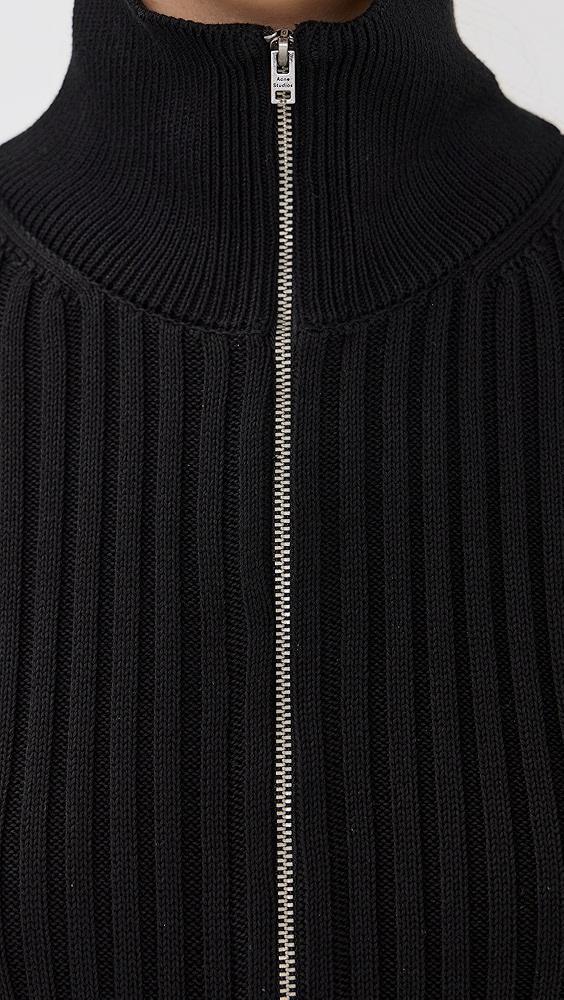 Acne Studios Koton Zip Up Cardigan | Shopbop Product Image