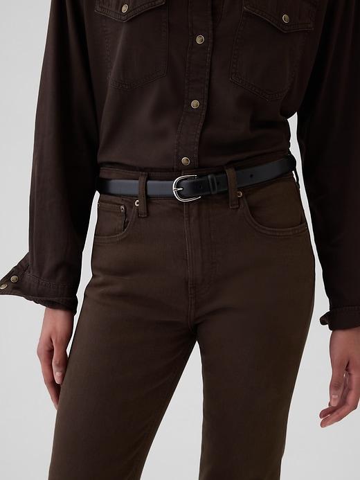 High Rise Studded &apos;90s Straight Jeans Product Image