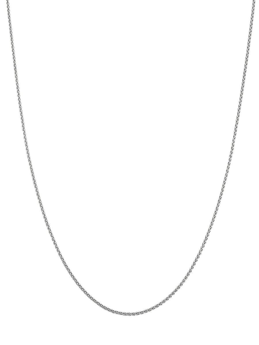 Womens 14K White Solid Gold Caesar Adjustable Chain Product Image