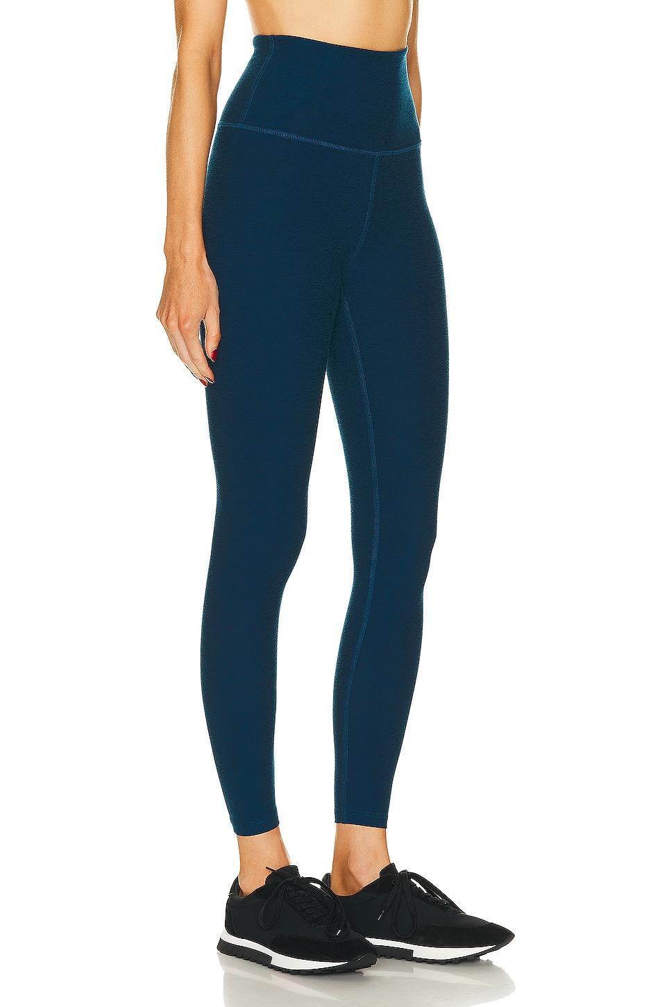 Beyond Yoga Spacedye Caught In The Midi High-Waisted Legging (Warm Clay Heather) Women's Casual Pants Product Image