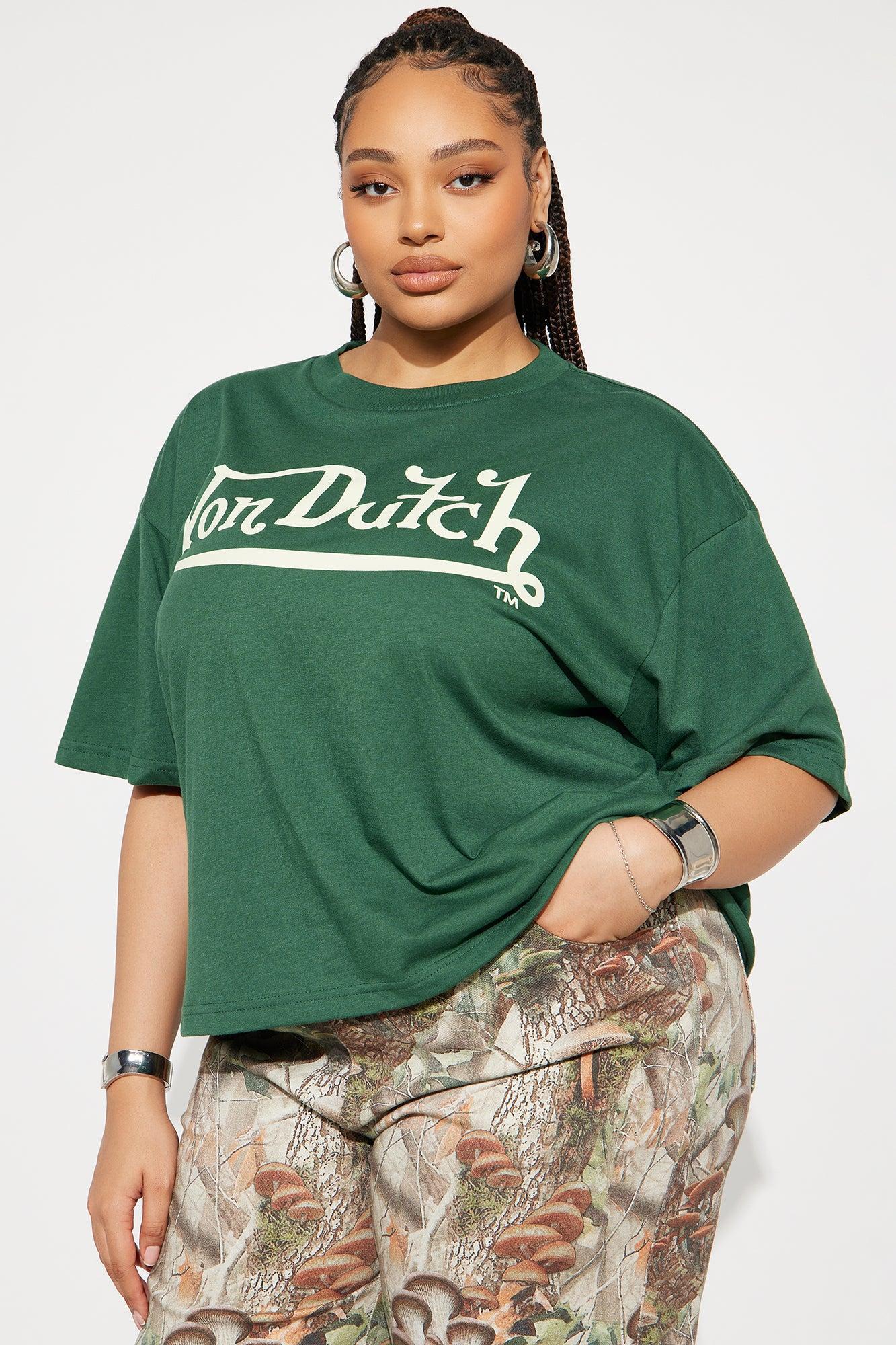 Von Dutch Classic Oversized Tee - Hunter Green Product Image