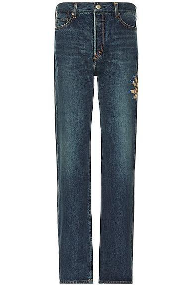Undercover Hand Denim Jean in Blue Product Image