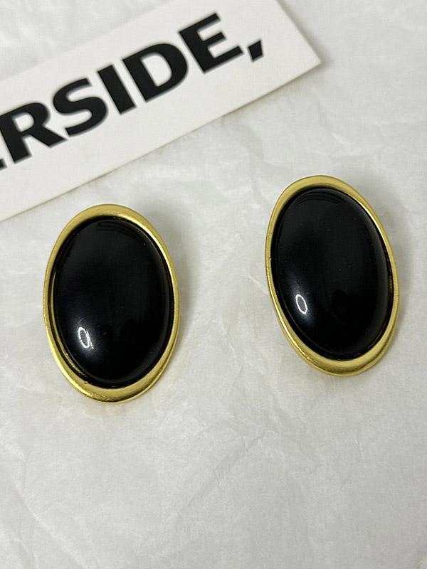 Geometric Split-Joint Earrings Accessories Product Image