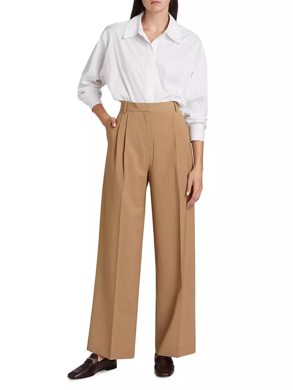 Pleated Tailored Trousers Product Image