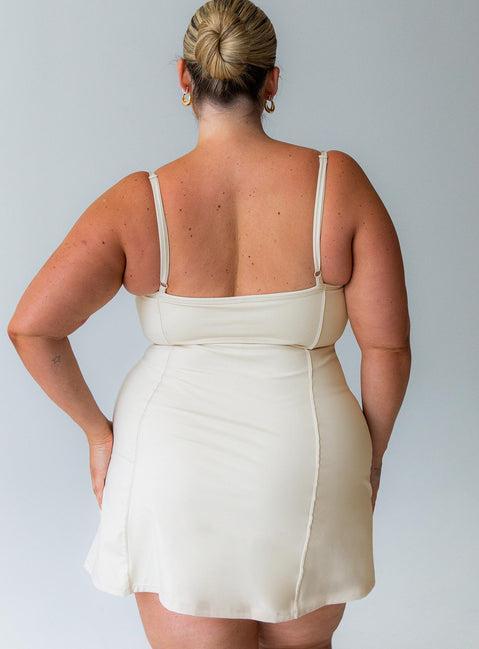 Ambition Activewear Romper Latte Curve Product Image