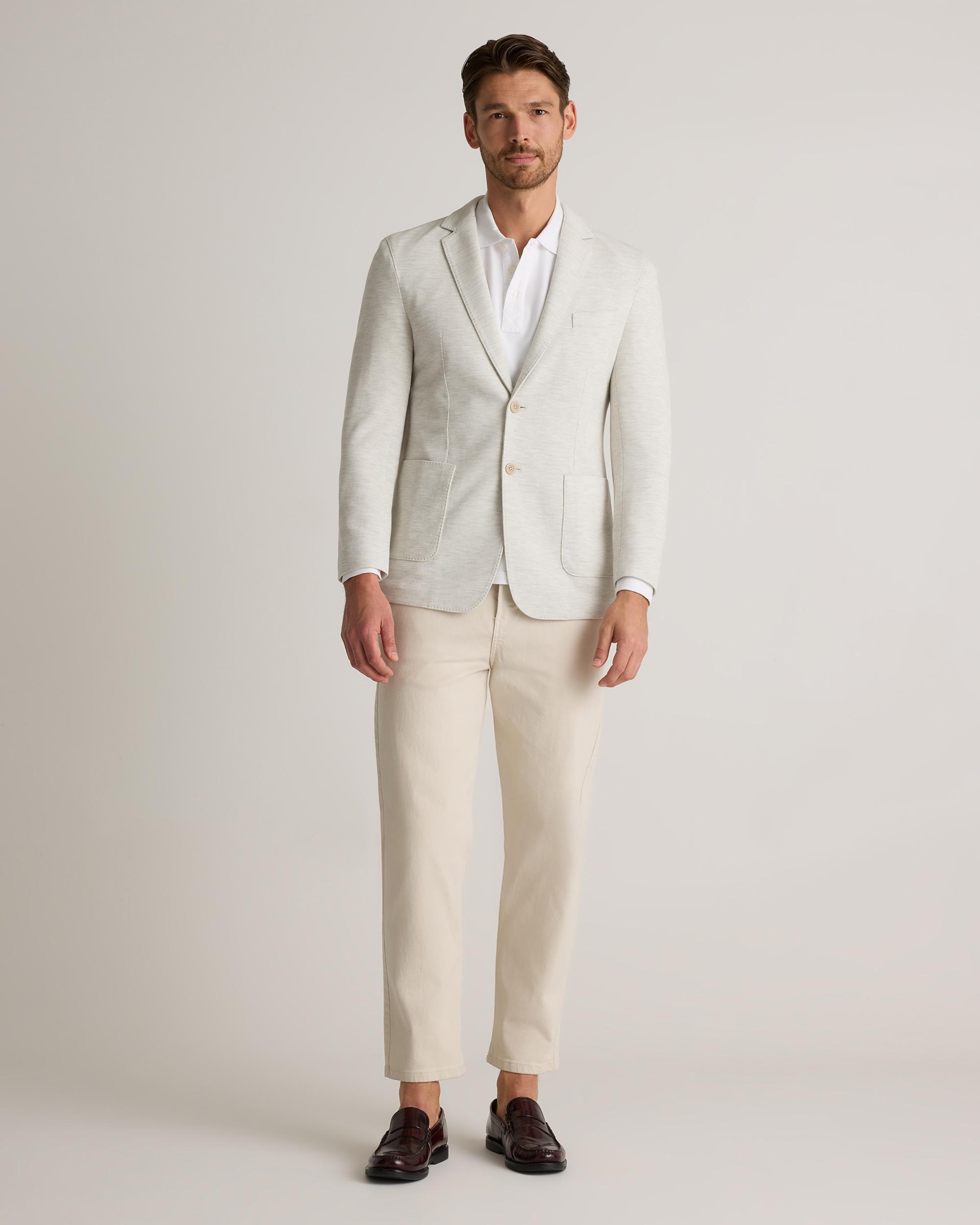 Quince | Men's Cotton Pique Knit Blazer Size XL, Organic Cotton Product Image