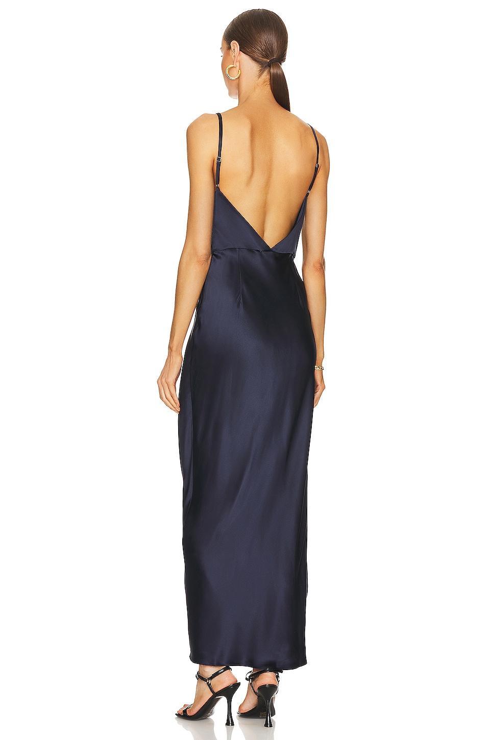 Deep Plunge Open Back Midi Slip Dress fleur du mal Product Image