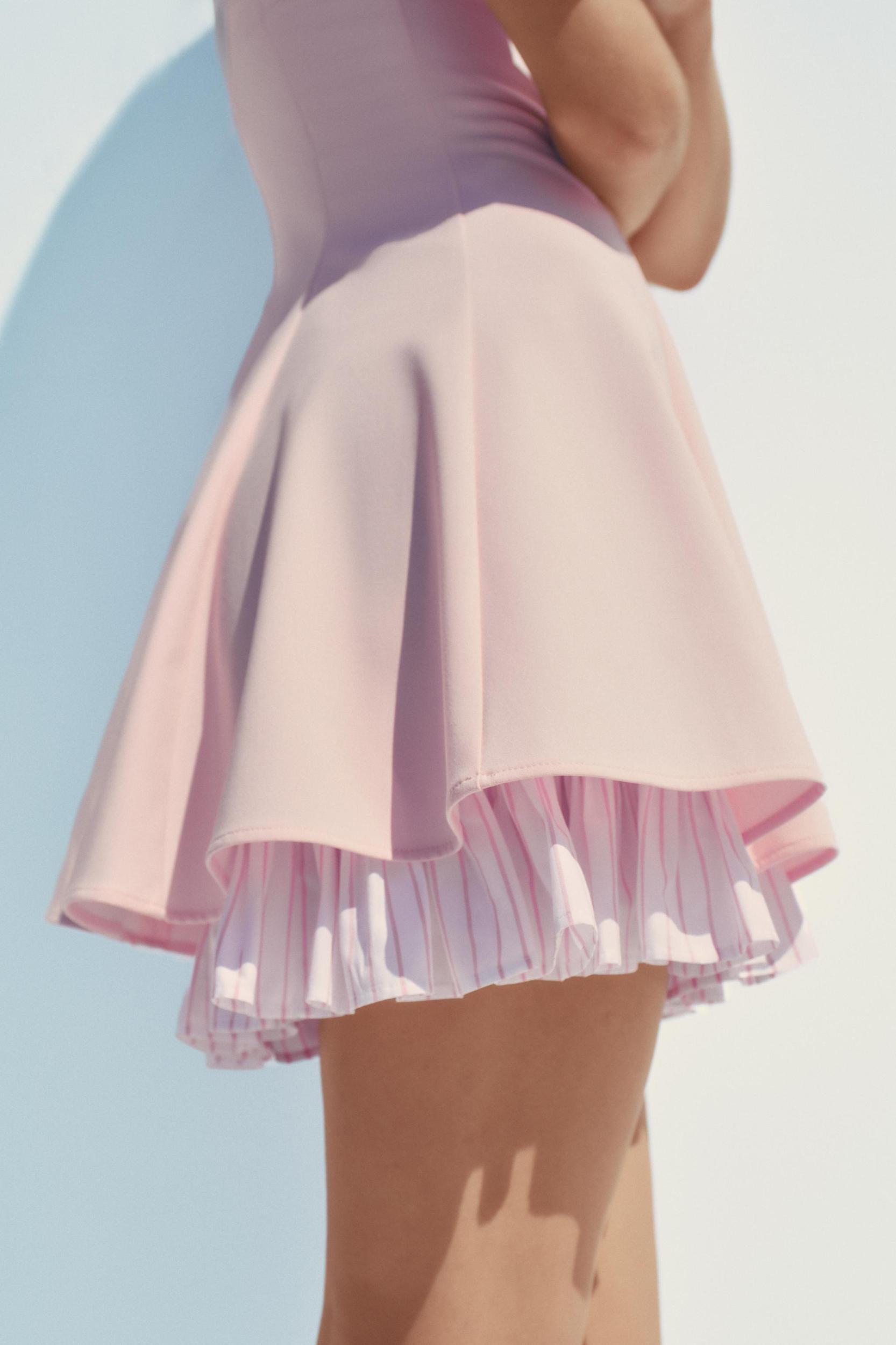 SHORT STRIPED DRESS Product Image