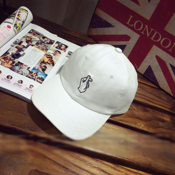 Embroidered Snapping Hand Baseball Cap Product Image