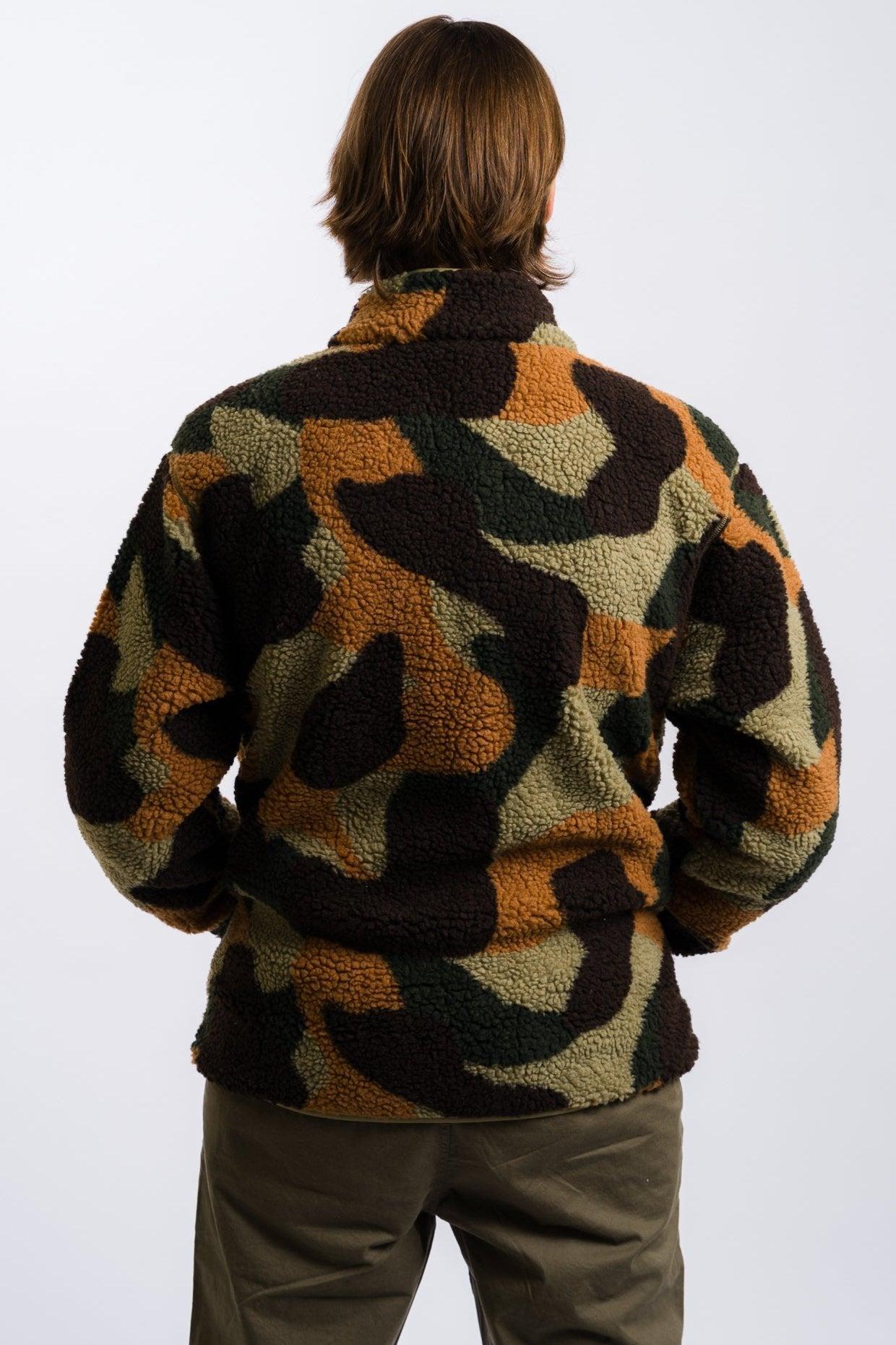 Dickies Mount Hope Camo Fleece Jacket - Imperial Green Camo Product Image