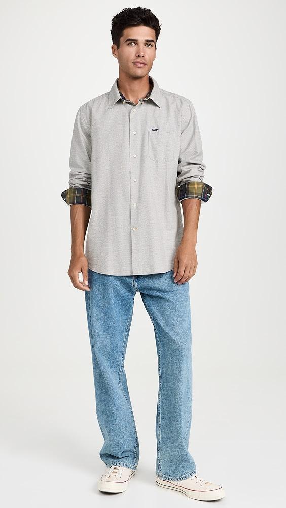 Barbour Barbour Turner Tailored Houndstooth Shirt | Shopbop Product Image