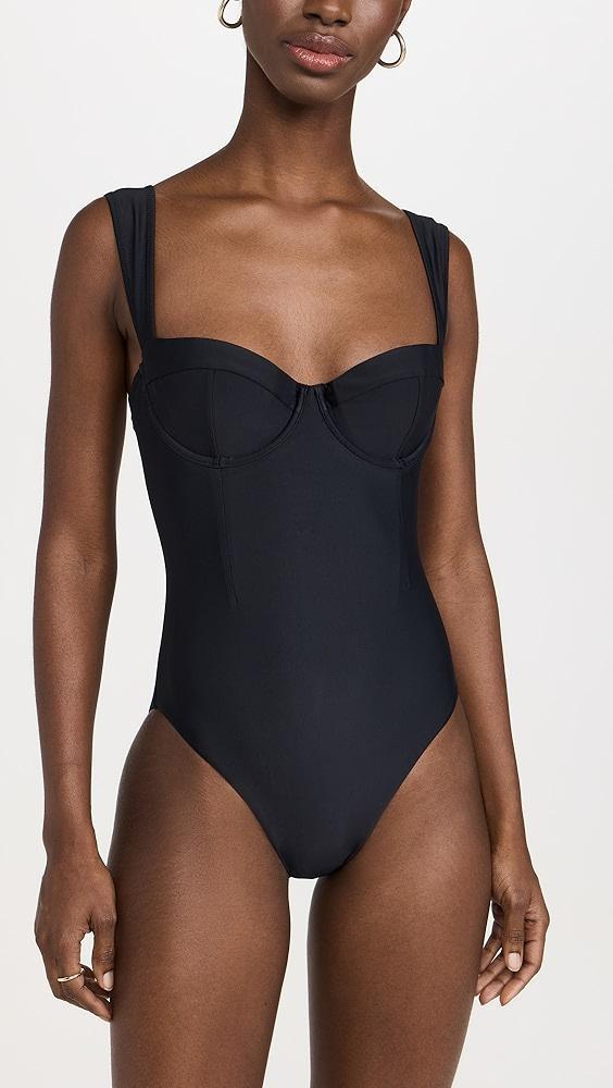 SIMKHAI Kyle Bustier One Piece | Shopbop Product Image