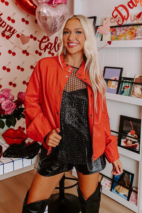 Venture Out Faux Leather Jacket Product Image