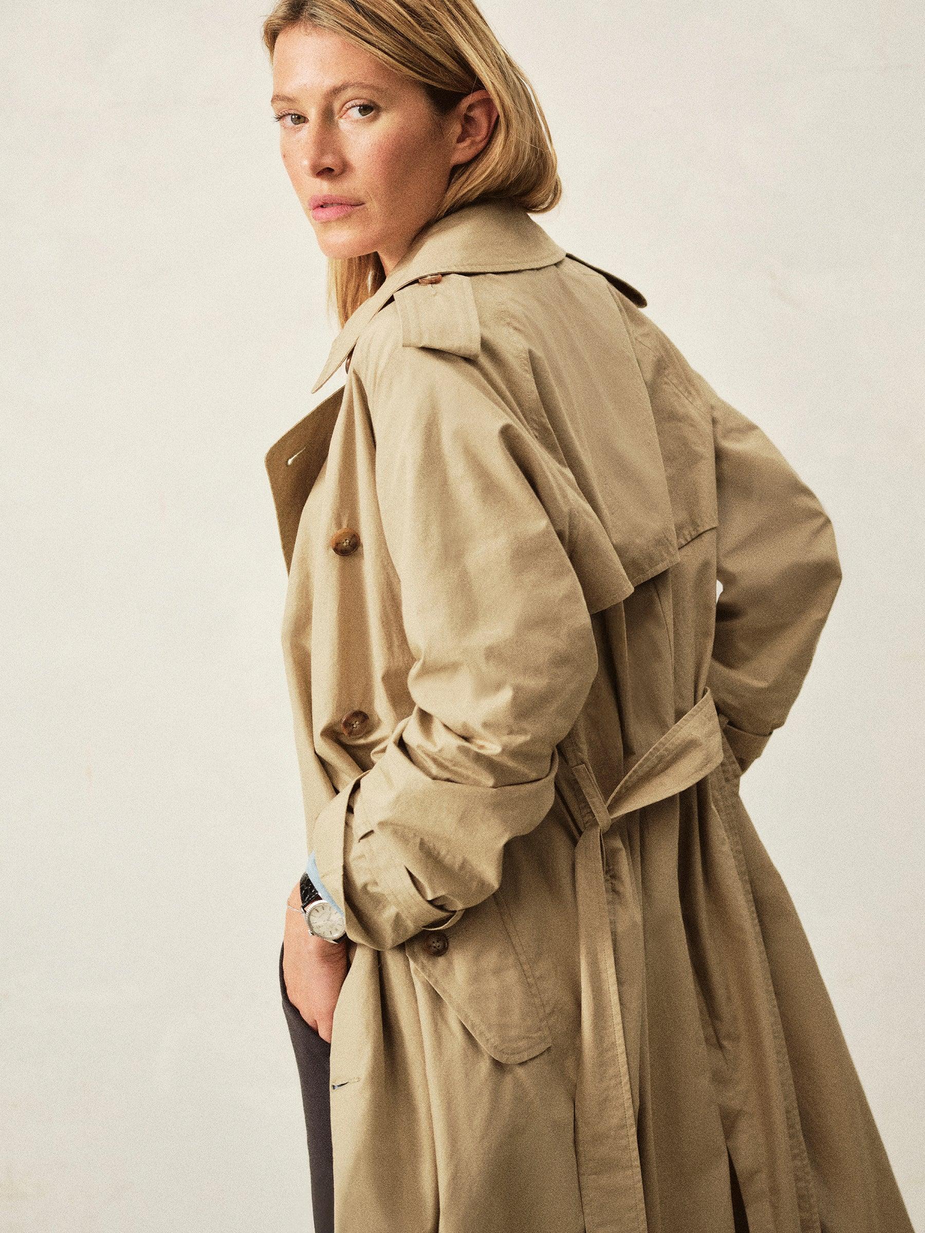 Rockaway Khaki Parachute Poplin Trench Product Image
