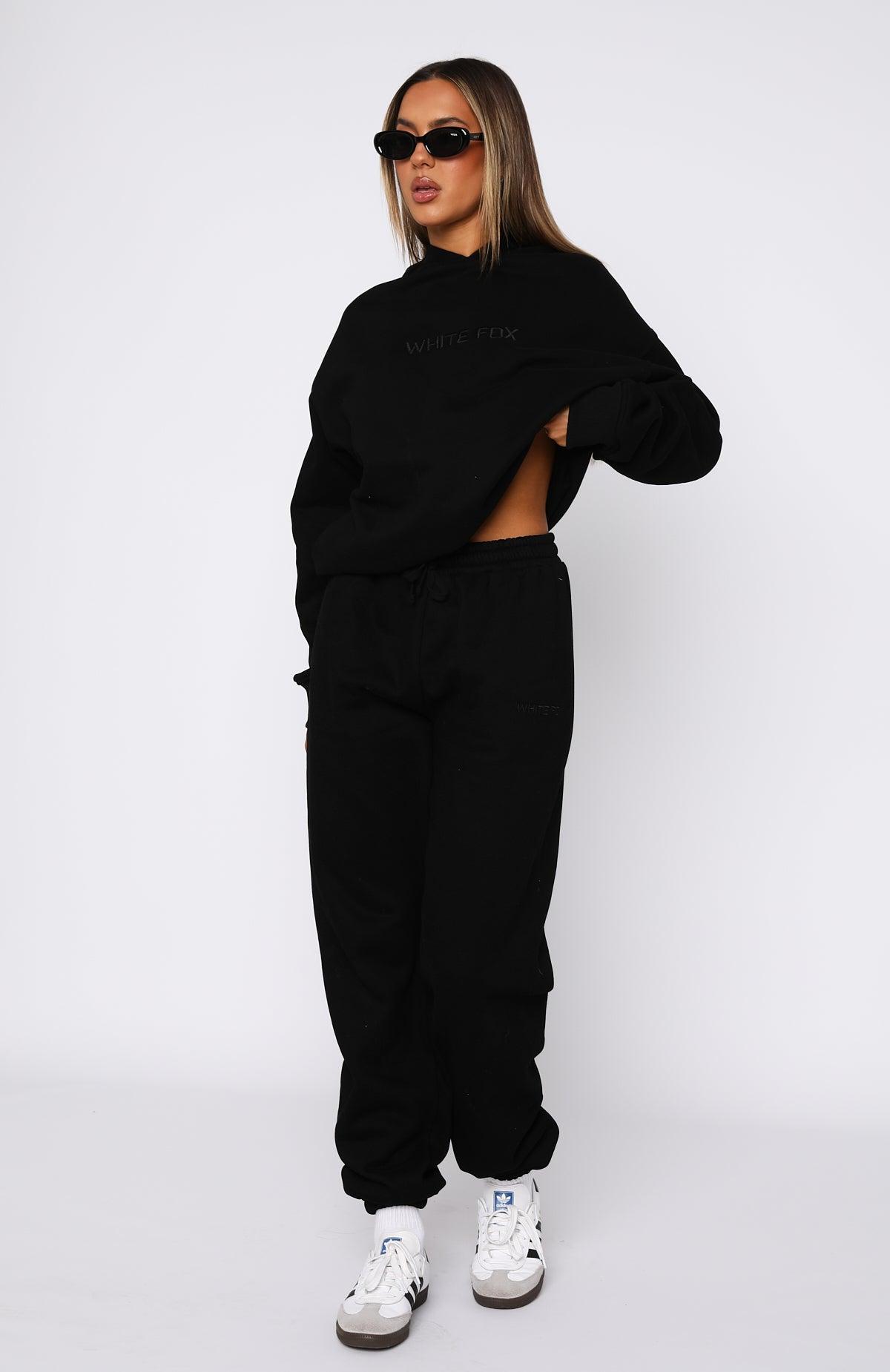 Stay Lifted Oversized Hoodie Black Product Image