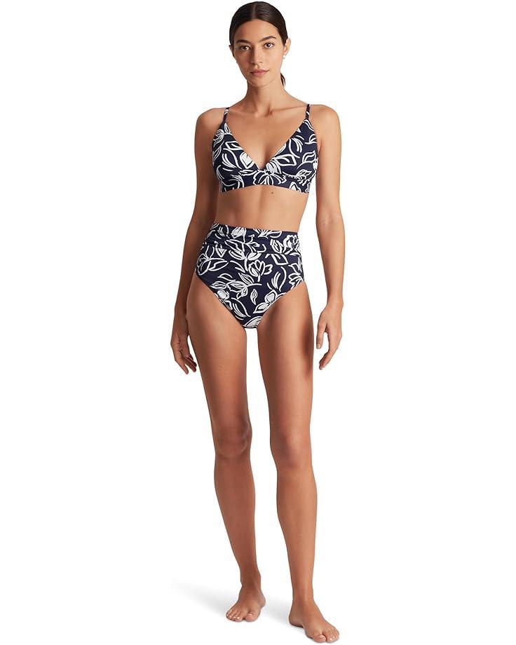 Beach Club Solid Banded High Waist Bottom Product Image