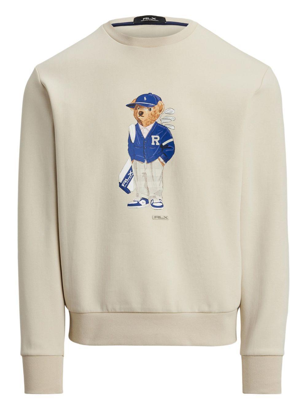 bear-logo crew-neck sweatshirt Product Image