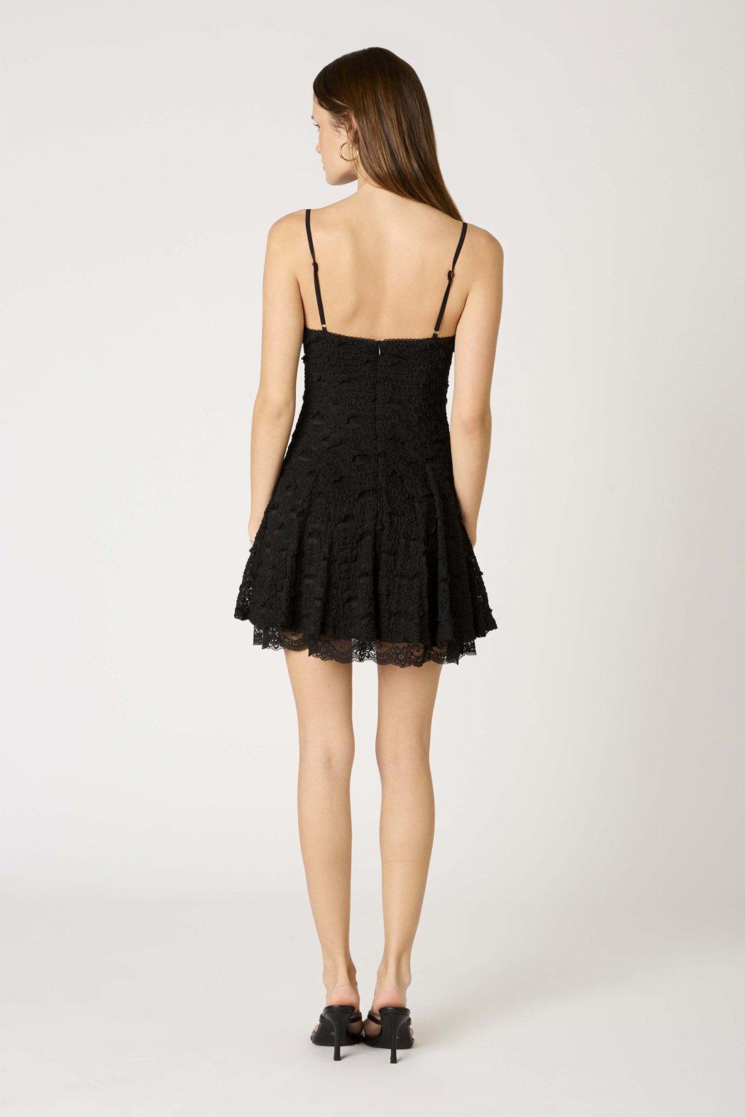 Tesra Textured Mini Dress Product Image