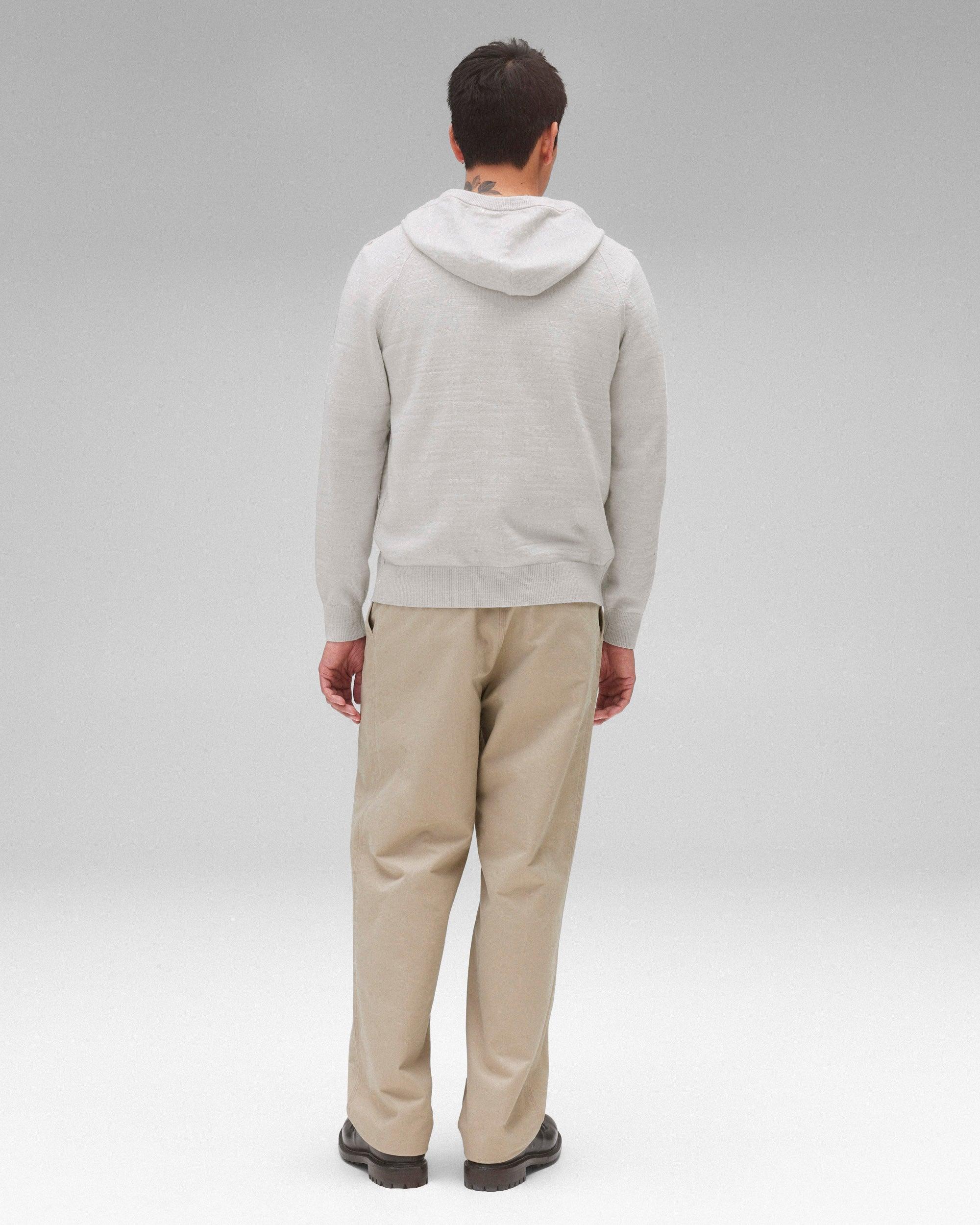 Cotton Slub Laurel Zip Hoodie Male Product Image