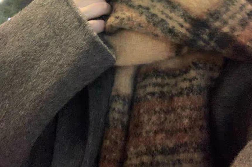 Plaid Wide Scarf Product Image