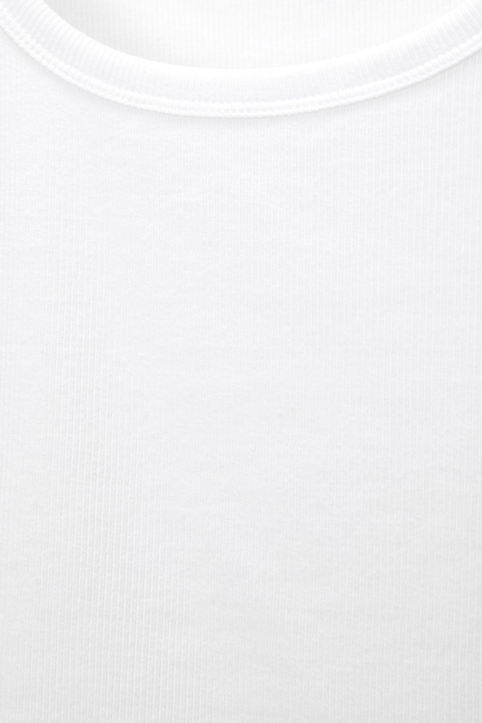 Ribbed short sleeve T-shirt Product Image