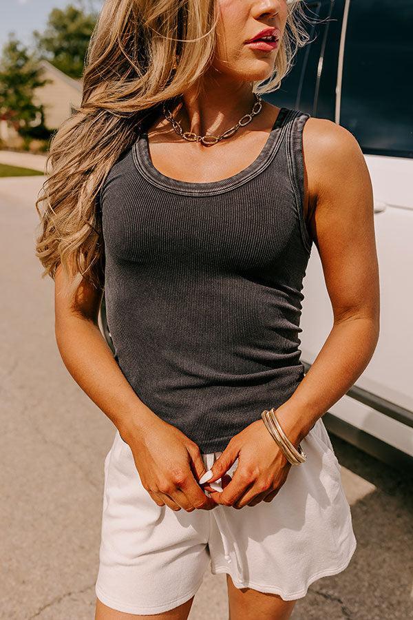 Take A Holiday Shorts In Light Stone Product Image