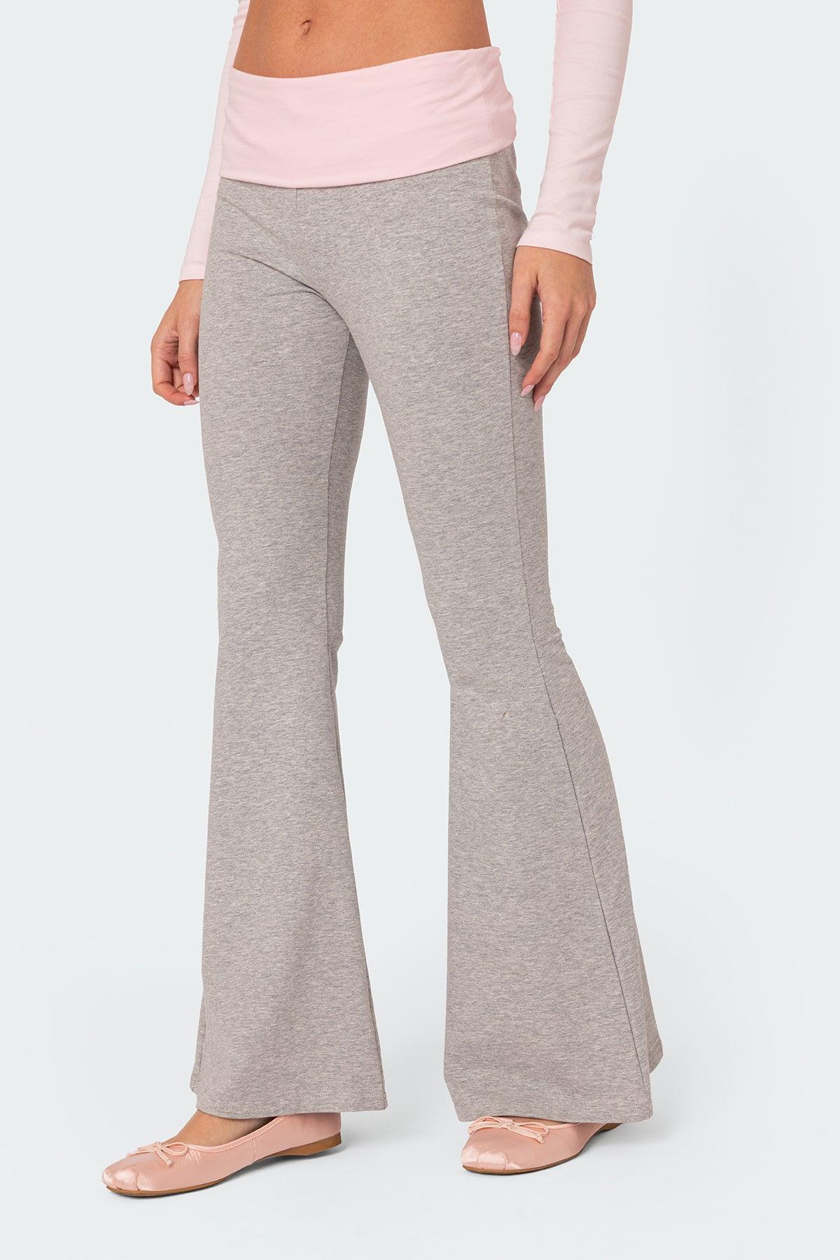 Molly Contrast Flared Leggings Product Image
