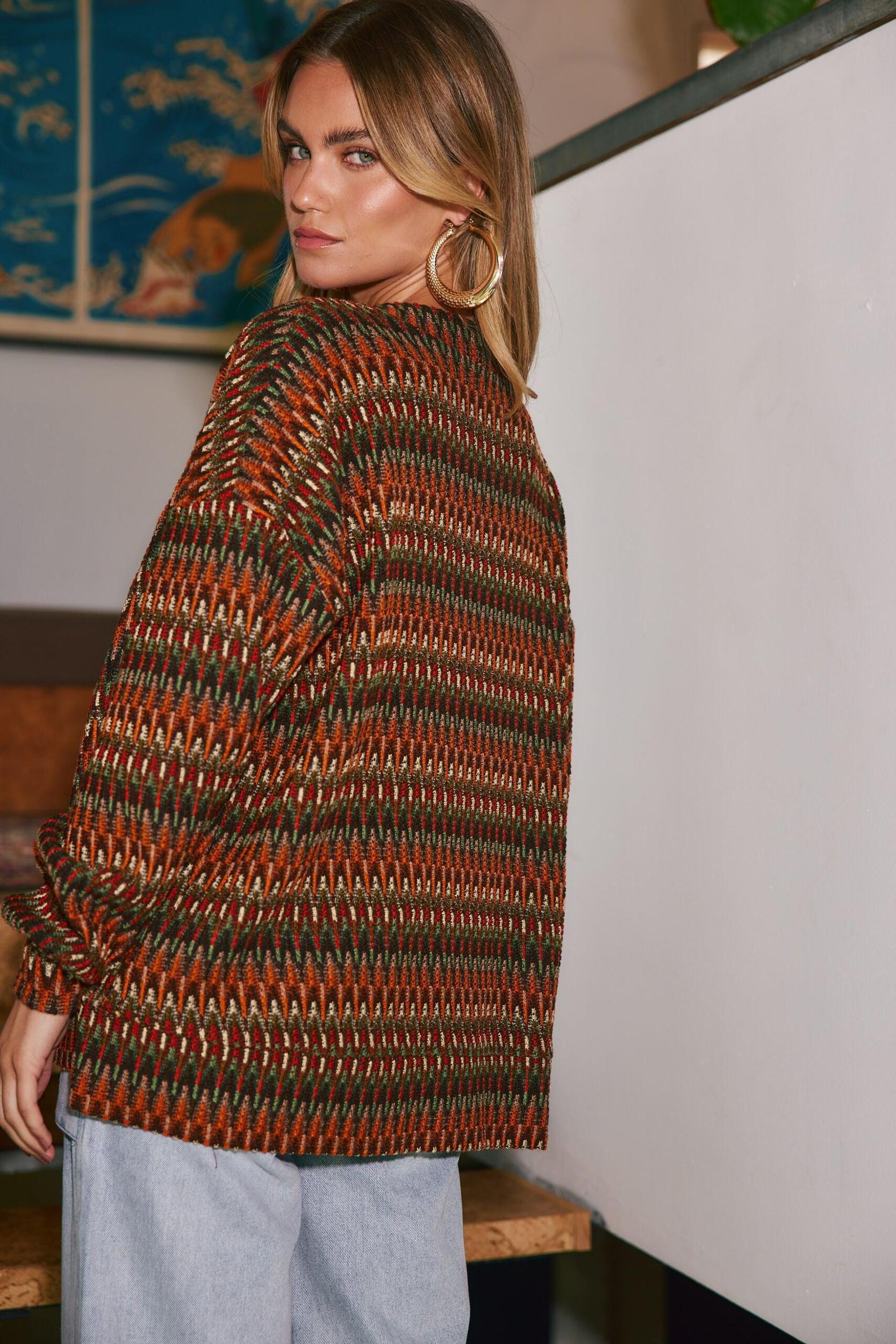 Woodstock Printed Cardigan Product Image