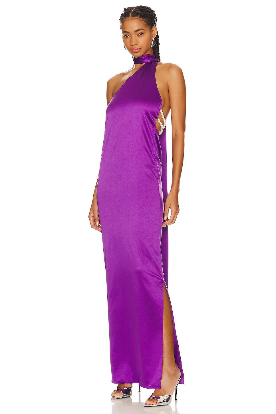 Kara Pearl Trim Maxi Dress Khanums Product Image